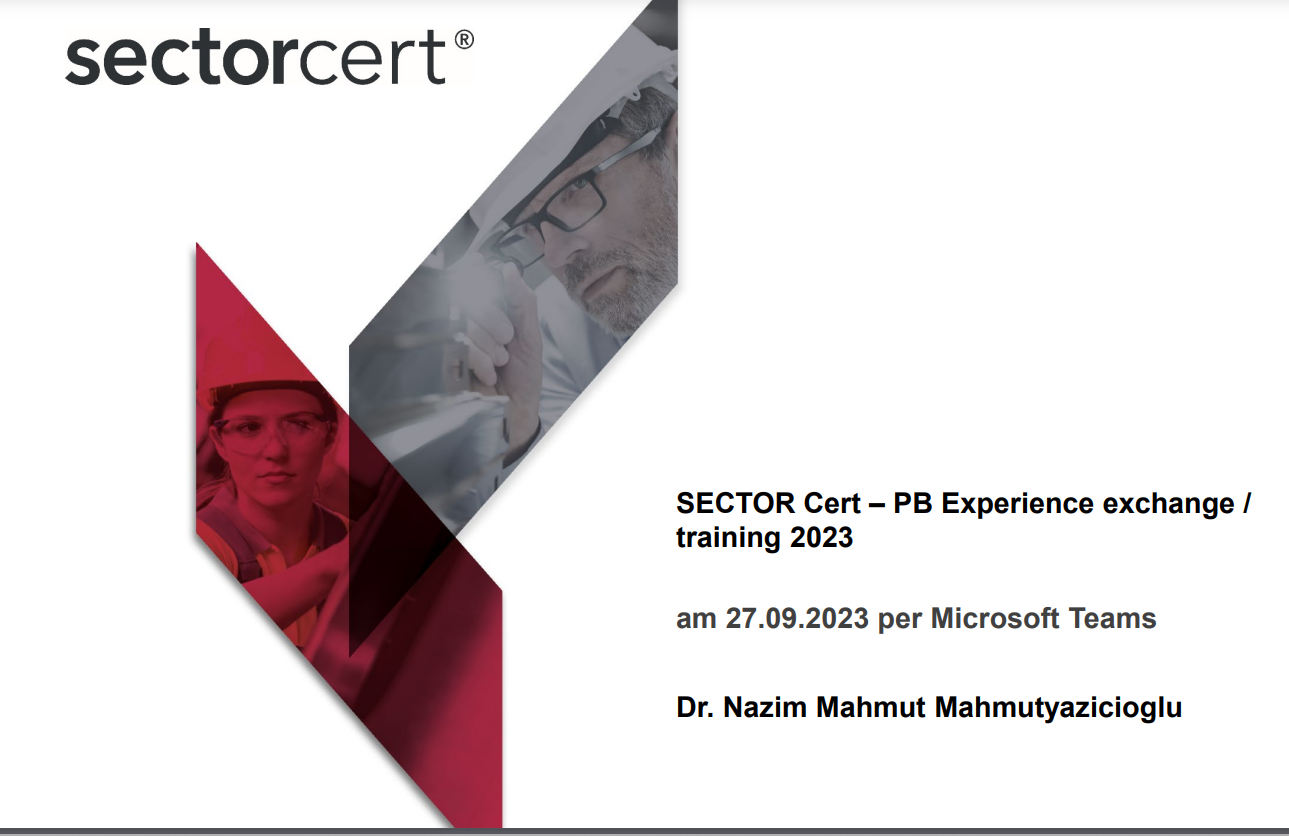 珉瑞教育首次参加德国发证机构SECTOR CERT2023年度经验交流会 